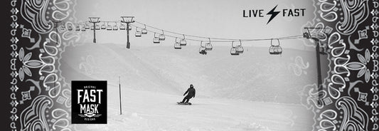 Keep warm with a snowboarding face mask